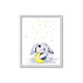 Picture of Moon Bunny  _GroupedProduct_Rectangle_Portrait_Mini_ _GroupedProduct_Rectangle_Portrait_Framed_Matted_