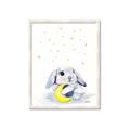 Picture of Moon Bunny  _GroupedProduct_Rectangle_Portrait_Mini_ _GroupedProduct_Rectangle_Portrait_Framed_Matted_
