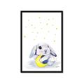 Picture of Moon Bunny  _GroupedProduct_Rectangle_Portrait_Mini_ _GroupedProduct_Rectangle_Portrait_Framed_Matted_