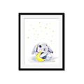 Picture of Moon Bunny  _GroupedProduct_Rectangle_Portrait_Mini_ _GroupedProduct_Rectangle_Portrait_Framed_Matted_