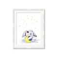 Picture of Moon Bunny  _GroupedProduct_Rectangle_Portrait_Mini_ _GroupedProduct_Rectangle_Portrait_Framed_Matted_