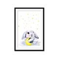 Picture of Moon Bunny  _GroupedProduct_Rectangle_Portrait_Mini_ _GroupedProduct_Rectangle_Portrait_Framed_Matted_