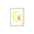 Picture of Little Bunny on the Moon _GroupedProduct_Rectangle_Portrait_Mini_ _GroupedProduct_Rectangle_Portrait_Framed_Matted_