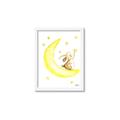 Picture of Little Bunny on the Moon _GroupedProduct_Rectangle_Portrait_Mini_ _GroupedProduct_Rectangle_Portrait_Framed_Matted_
