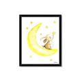 Picture of Little Bunny on the Moon _GroupedProduct_Rectangle_Portrait_Mini_ _GroupedProduct_Rectangle_Portrait_Framed_Matted_