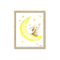 Picture of Little Bunny on the Moon _GroupedProduct_Rectangle_Portrait_Mini_ _GroupedProduct_Rectangle_Portrait_Framed_Matted_