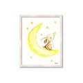 Picture of Little Bunny on the Moon _GroupedProduct_Rectangle_Portrait_Mini_ _GroupedProduct_Rectangle_Portrait_Framed_Matted_