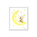Picture of Little Bunny on the Moon _GroupedProduct_Rectangle_Portrait_Mini_ _GroupedProduct_Rectangle_Portrait_Framed_Matted_