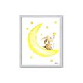 Picture of Little Bunny on the Moon _GroupedProduct_Rectangle_Portrait_Mini_ _GroupedProduct_Rectangle_Portrait_Framed_Matted_