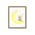 Picture of Little Bunny on the Moon _GroupedProduct_Rectangle_Portrait_Mini_ _GroupedProduct_Rectangle_Portrait_Framed_Matted_