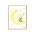 Picture of Little Bunny on the Moon _GroupedProduct_Rectangle_Portrait_Mini_ _GroupedProduct_Rectangle_Portrait_Framed_Matted_