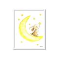Picture of Little Bunny on the Moon _GroupedProduct_Rectangle_Portrait_Mini_ _GroupedProduct_Rectangle_Portrait_Framed_Matted_