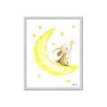 Picture of Little Bunny on the Moon _GroupedProduct_Rectangle_Portrait_Mini_ _GroupedProduct_Rectangle_Portrait_Framed_Matted_