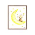 Picture of Little Bunny on the Moon _GroupedProduct_Rectangle_Portrait_Mini_ _GroupedProduct_Rectangle_Portrait_Framed_Matted_