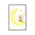 Picture of Little Bunny on the Moon _GroupedProduct_Rectangle_Portrait_Mini_ _GroupedProduct_Rectangle_Portrait_Framed_Matted_