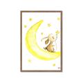 Picture of Little Bunny on the Moon _GroupedProduct_Rectangle_Portrait_Mini_ _GroupedProduct_Rectangle_Portrait_Framed_Matted_