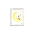 Picture of Little Bunny on the Moon _GroupedProduct_Rectangle_Portrait_Mini_ _GroupedProduct_Rectangle_Portrait_Framed_Matted_