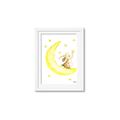 Picture of Little Bunny on the Moon _GroupedProduct_Rectangle_Portrait_Mini_ _GroupedProduct_Rectangle_Portrait_Framed_Matted_
