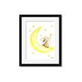 Picture of Little Bunny on the Moon _GroupedProduct_Rectangle_Portrait_Mini_ _GroupedProduct_Rectangle_Portrait_Framed_Matted_