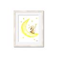 Picture of Little Bunny on the Moon _GroupedProduct_Rectangle_Portrait_Mini_ _GroupedProduct_Rectangle_Portrait_Framed_Matted_