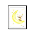 Picture of Little Bunny on the Moon _GroupedProduct_Rectangle_Portrait_Mini_ _GroupedProduct_Rectangle_Portrait_Framed_Matted_
