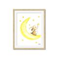 Picture of Little Bunny on the Moon _GroupedProduct_Rectangle_Portrait_Mini_ _GroupedProduct_Rectangle_Portrait_Framed_Matted_