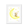 Picture of Little Bunny on the Moon _GroupedProduct_Rectangle_Portrait_Mini_ _GroupedProduct_Rectangle_Portrait_Framed_Matted_