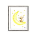 Picture of Little Bunny on the Moon _GroupedProduct_Rectangle_Portrait_Mini_ _GroupedProduct_Rectangle_Portrait_Framed_Matted_