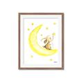 Picture of Little Bunny on the Moon _GroupedProduct_Rectangle_Portrait_Mini_ _GroupedProduct_Rectangle_Portrait_Framed_Matted_