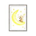 Picture of Little Bunny on the Moon _GroupedProduct_Rectangle_Portrait_Mini_ _GroupedProduct_Rectangle_Portrait_Framed_Matted_