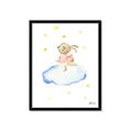 Picture of Bunny in the Clouds _GroupedProduct_Rectangle_Portrait_Mini_ _GroupedProduct_Rectangle_Portrait_Framed_Matted_