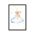 Picture of Bunny in the Clouds _GroupedProduct_Rectangle_Portrait_Mini_ _GroupedProduct_Rectangle_Portrait_Framed_Matted_