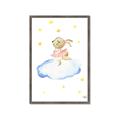 Picture of Bunny in the Clouds _GroupedProduct_Rectangle_Portrait_Mini_ _GroupedProduct_Rectangle_Portrait_Framed_Matted_