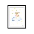 Picture of Bunny in the Clouds _GroupedProduct_Rectangle_Portrait_Mini_ _GroupedProduct_Rectangle_Portrait_Framed_Matted_