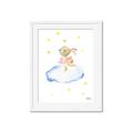 Picture of Bunny in the Clouds _GroupedProduct_Rectangle_Portrait_Mini_ _GroupedProduct_Rectangle_Portrait_Framed_Matted_