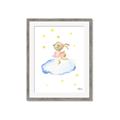 Picture of Bunny in the Clouds _GroupedProduct_Rectangle_Portrait_Mini_ _GroupedProduct_Rectangle_Portrait_Framed_Matted_