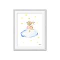 Picture of Bunny in the Clouds _GroupedProduct_Rectangle_Portrait_Mini_ _GroupedProduct_Rectangle_Portrait_Framed_Matted_