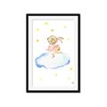 Picture of Bunny in the Clouds _GroupedProduct_Rectangle_Portrait_Mini_ _GroupedProduct_Rectangle_Portrait_Framed_Matted_