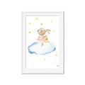 Picture of Bunny in the Clouds _GroupedProduct_Rectangle_Portrait_Mini_ _GroupedProduct_Rectangle_Portrait_Framed_Matted_