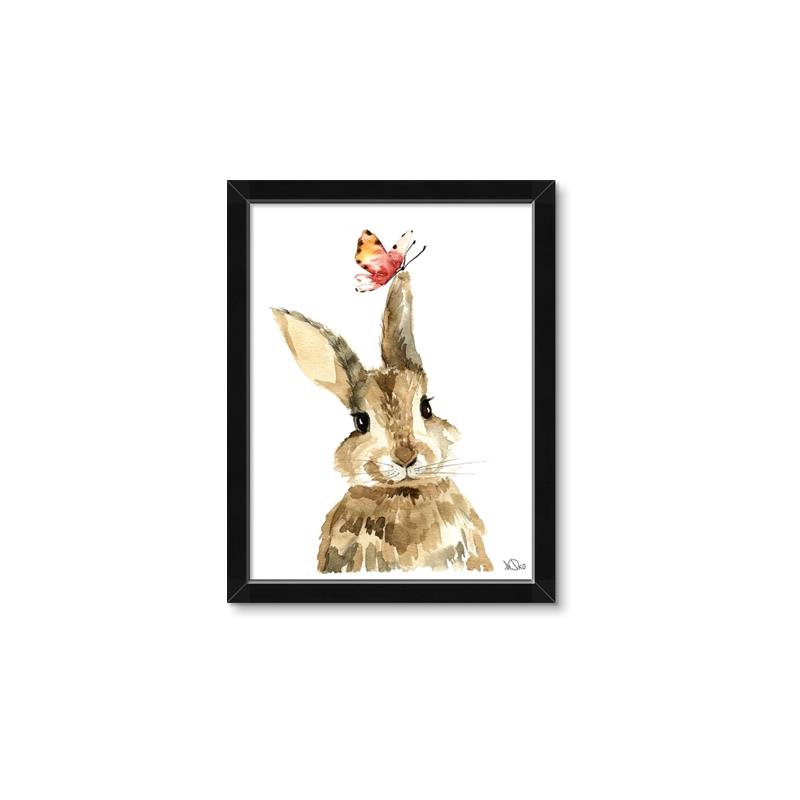 Picture of Butterfly Bunny _GroupedProduct_Rectangle_Portrait_Mini_ _GroupedProduct_Rectangle_Portrait_Framed_Matted_