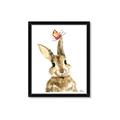 Picture of Butterfly Bunny _GroupedProduct_Rectangle_Portrait_Mini_ _GroupedProduct_Rectangle_Portrait_Framed_Matted_