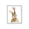 Picture of Butterfly Bunny _GroupedProduct_Rectangle_Portrait_Mini_ _GroupedProduct_Rectangle_Portrait_Framed_Matted_