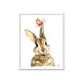 Picture of Butterfly Bunny _GroupedProduct_Rectangle_Portrait_Mini_ _GroupedProduct_Rectangle_Portrait_Framed_Matted_