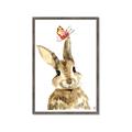 Picture of Butterfly Bunny _GroupedProduct_Rectangle_Portrait_Mini_ _GroupedProduct_Rectangle_Portrait_Framed_Matted_