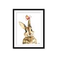 Picture of Butterfly Bunny _GroupedProduct_Rectangle_Portrait_Mini_ _GroupedProduct_Rectangle_Portrait_Framed_Matted_