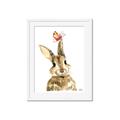 Picture of Butterfly Bunny _GroupedProduct_Rectangle_Portrait_Mini_ _GroupedProduct_Rectangle_Portrait_Framed_Matted_