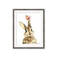 Picture of Butterfly Bunny _GroupedProduct_Rectangle_Portrait_Mini_ _GroupedProduct_Rectangle_Portrait_Framed_Matted_