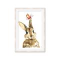 Picture of Butterfly Bunny _GroupedProduct_Rectangle_Portrait_Mini_ _GroupedProduct_Rectangle_Portrait_Framed_Matted_
