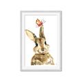 Picture of Butterfly Bunny _GroupedProduct_Rectangle_Portrait_Mini_ _GroupedProduct_Rectangle_Portrait_Framed_Matted_