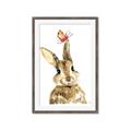 Picture of Butterfly Bunny _GroupedProduct_Rectangle_Portrait_Mini_ _GroupedProduct_Rectangle_Portrait_Framed_Matted_